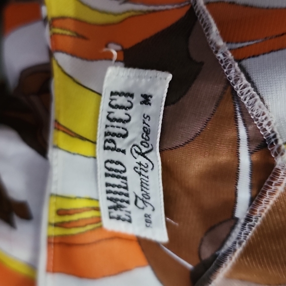 **Not Available*Emilio PUCCI Floral Yellow Multi Sheer Cardigan Kimono Medium - Picture 8 of 11